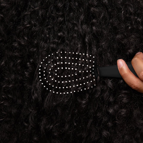 Black Detangling Flexi Brush - Mini